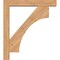 Ekena Millwork Westlake Block Smooth Bracket w/ Offset Brace, Western Red Cedar, 5 1/2"W x 32"D x 36"H BKT0604X32X36WTL05SWR - alternate 3
